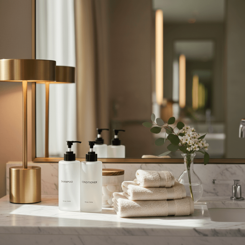 Dettagli di qualità e comfort dei servizi igienici presso la guesthouse